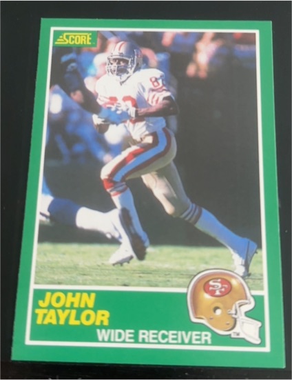 1989 Score #238 John Taylor — front