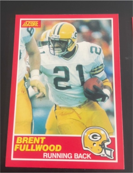 1989 Score #177 Brent Fullwood — front