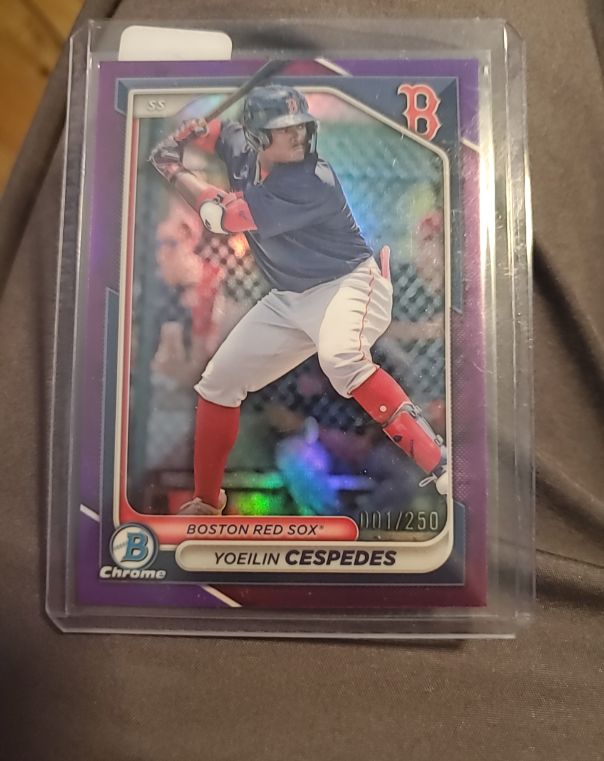 2024 Bowman Chrome Draft #BDC-106 Yoeilin Cespedes — front