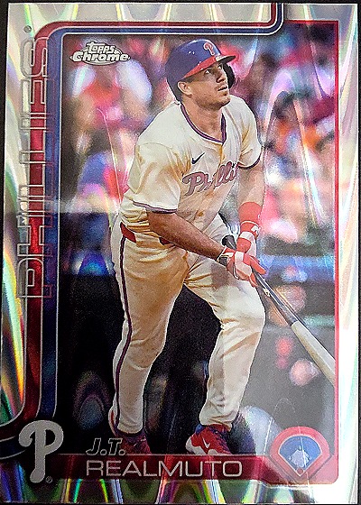 2025 Topps Chrome #625 J.T. Realmuto — front