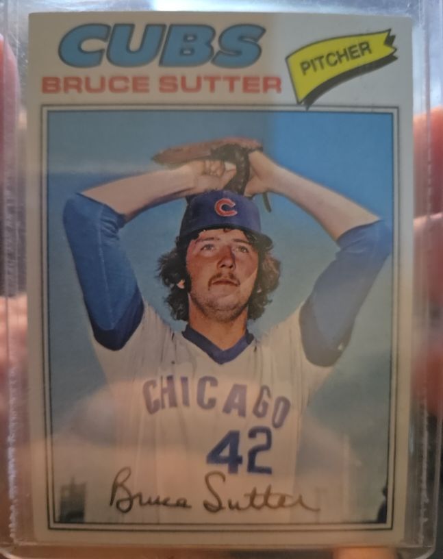 1977 Topps #144 Bruce Sutter — front