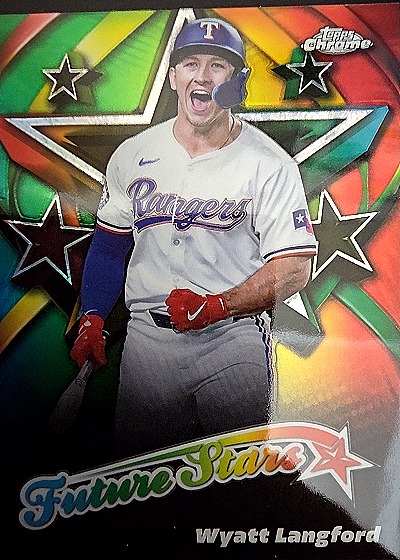 2025 Topps Chrome #FS-13 Wyatt Langford Future Stars — front