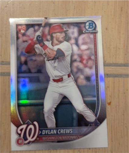 2025 Bowman Chrome #42 Dylan Crews — front