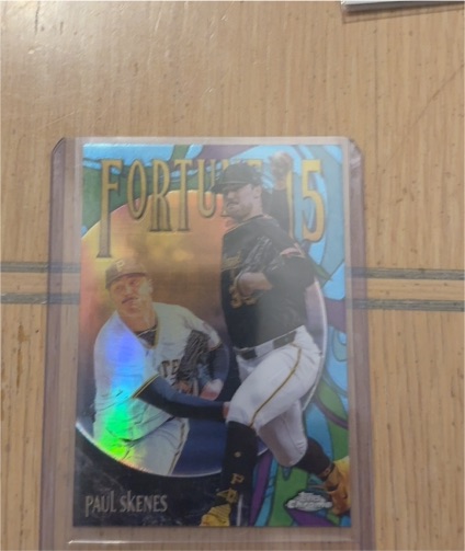 2025 Topps Chrome Fortune 15 #F15-8 Paul Skenes — front
