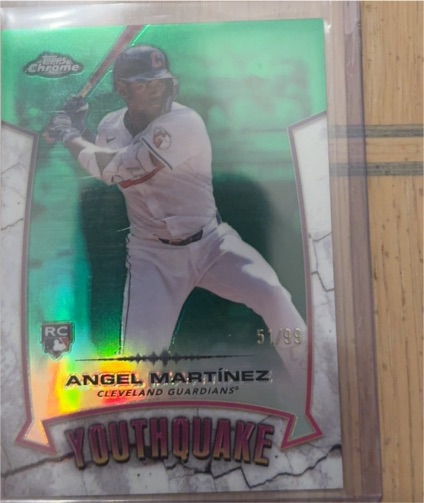 2025 Topps Chrome Youthquake #YQ-12 Angel Martinez — front