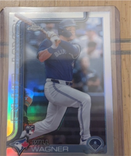 2025 Topps Chrome #137 Will Wagner RC — front
