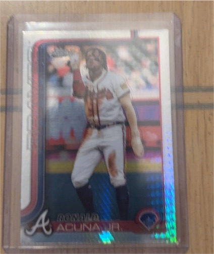 2025 Topps Chrome #257 Ronald Acuna Jr. — front