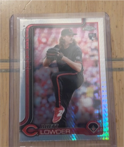 2025 Topps Chrome #147 Rhett Lowder — front
