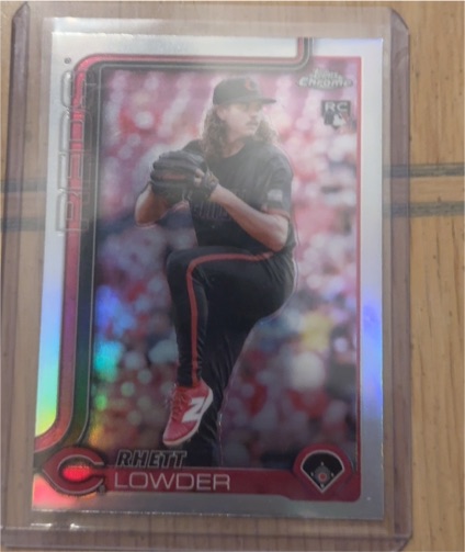 2025 Topps Chrome #147 Rhett Lowder — front