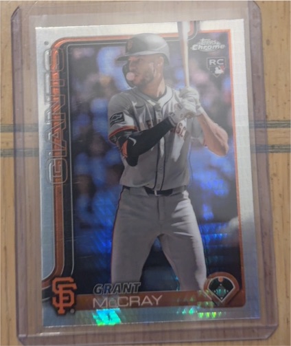 2025 Topps Chrome #116 Grant McCray — front