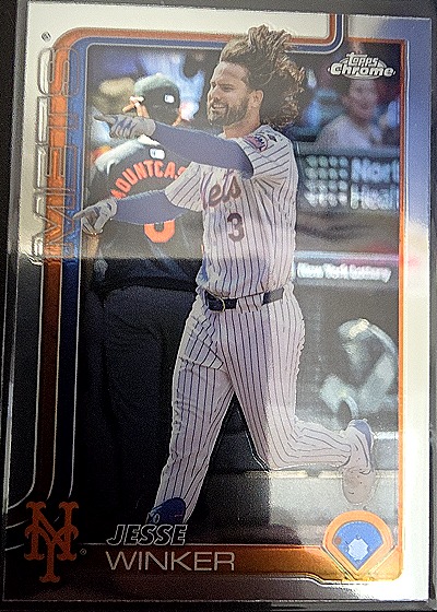 2025 Topps Chrome #180 Jesse Winker — front