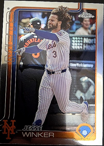 2025 Topps Chrome #180 Jesse Winker — front