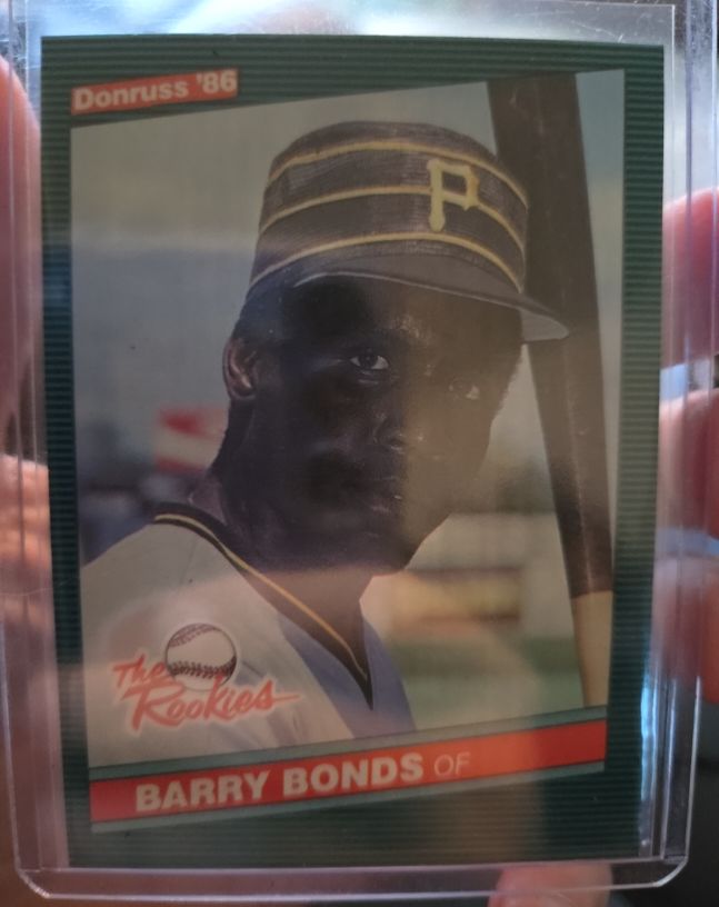 1986 Donruss The Rookies #11 Barry Bonds — front