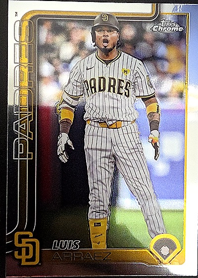 2025 Topps Chrome #393 Luis Arraez — front