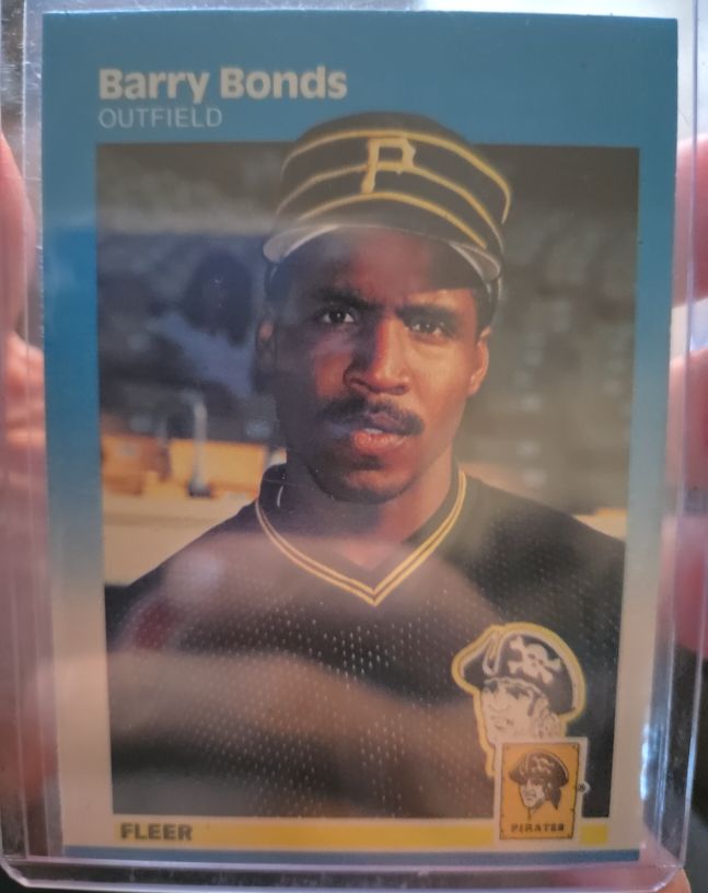1987 Fleer #604 Barry Bonds — front