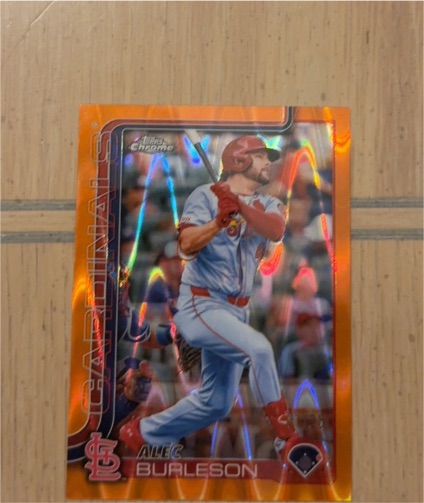 2025 Topps Chrome #41 Alec Burleson — front