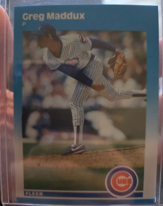 1987 Fleer Update #U-68 Greg Maddux — front