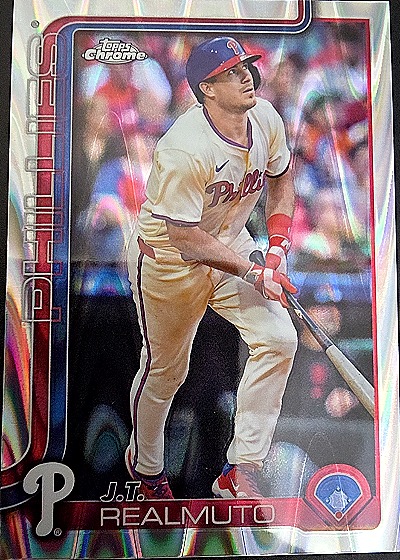 2025 Topps Chrome #2 J.T. Realmuto — front