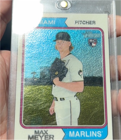 2023 Topps Heritage #367 Max Meyer — front
