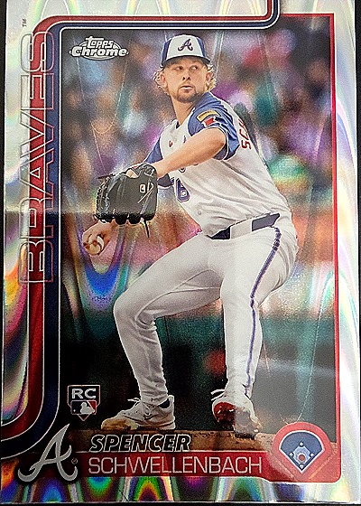 2025 Topps Chrome #203 Spencer Schwellenbach — front