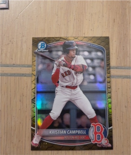 2025 Bowman Chrome Prospects #BCP-42 Kristian Campbell — front