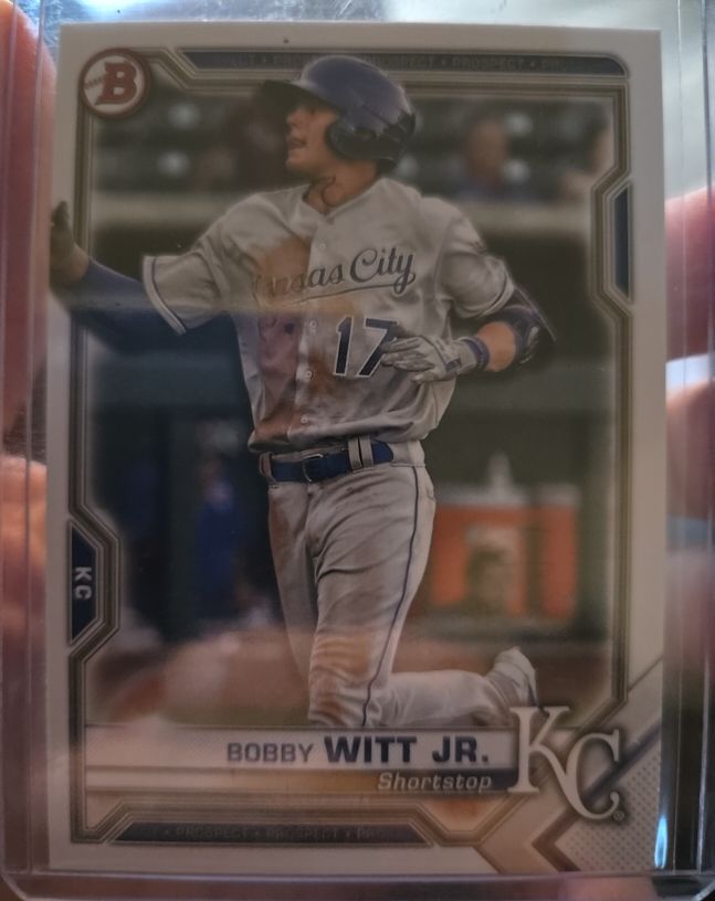 2021 Bowman Prospects #BP-1 Bobby Witt Jr. — front