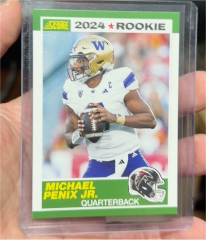 2024 Score 35th Anniversary Rookie #7 Michael Penix Jr. — front