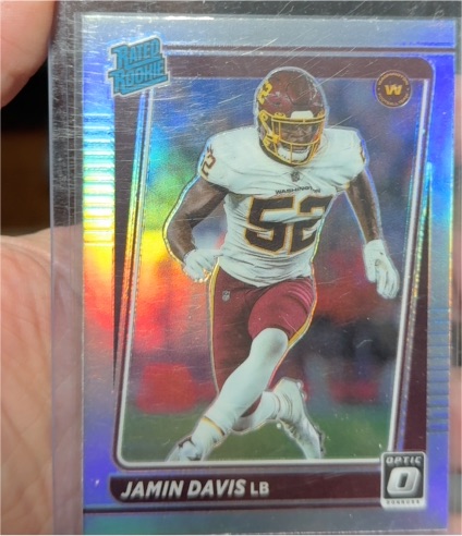 2021 Panini Donruss Optic #247 Jamin Davis — front