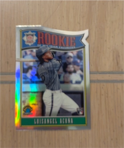 2025 Bowman Rookie of the Year Favorites #ROY-4 Luisangel Acuna — front