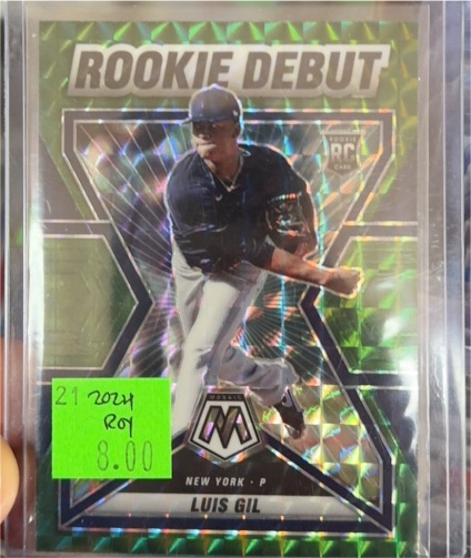 2022 Panini Mosaic #RD-10 Luis Gil Rookie Debut — front