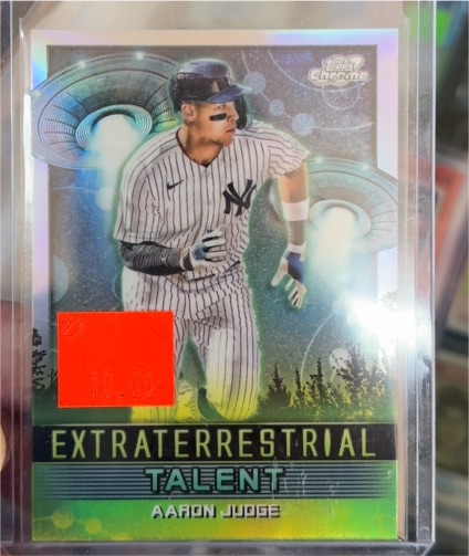 2024 Topps Cosmic Chrome Extraterrestrial Talent #ET-11 Aaron Judge — front