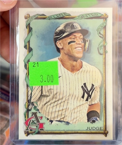 2023 Topps Allen & Ginter #21 Aaron Judge — front