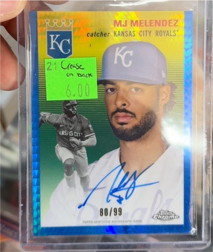 2023 Topps Chrome Platinum Anniversary #CPA-MME MJ Melendez — front