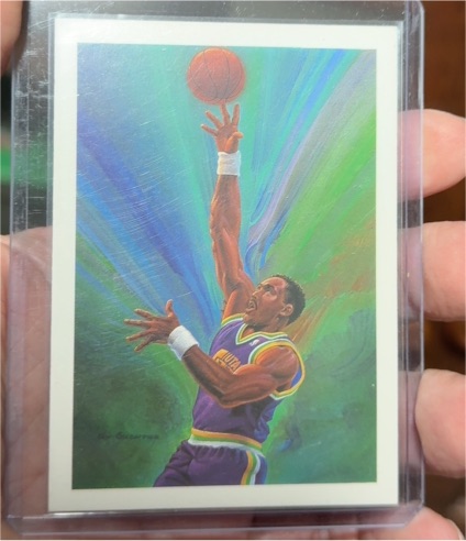 1990 NBA Hoops #380 Karl Malone — front