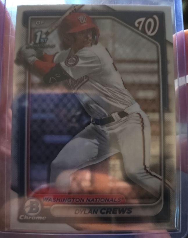 2024 Bowman Chrome #BCP-23 Dylan Crews — front