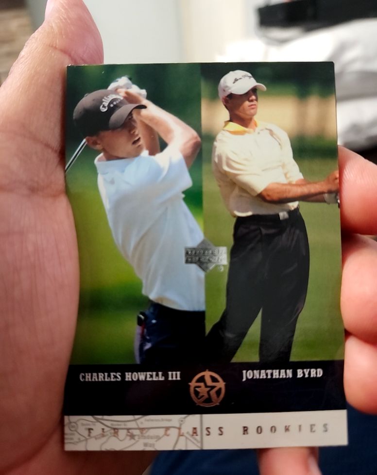 2002-03 Upper Deck UD Superstars First Class Rookies #267 Charles Howell III Jonathan Byrd — front