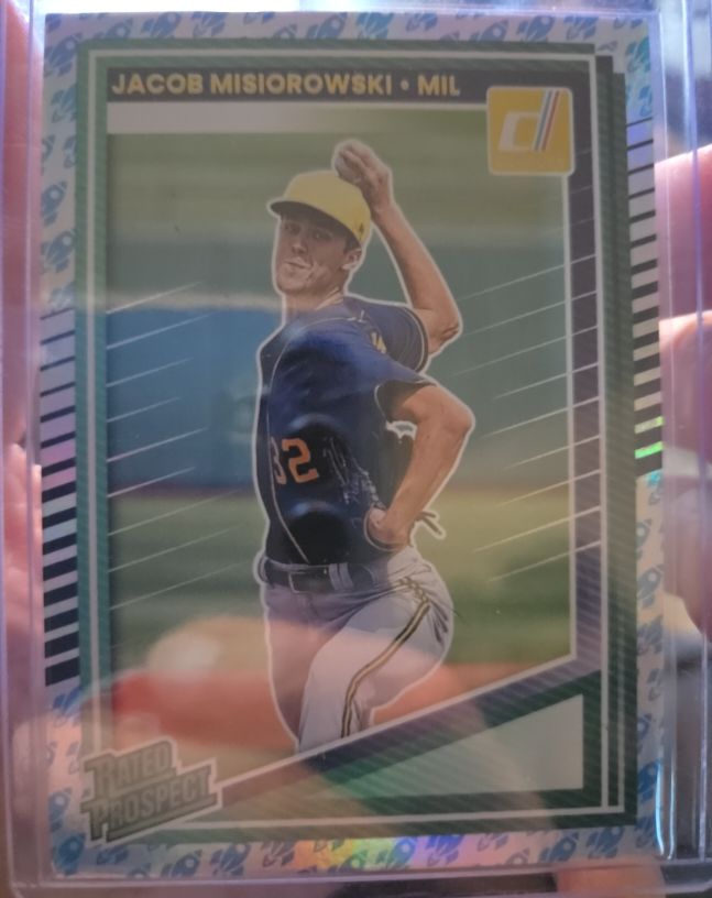 2025 Donruss Rated Prospects #128 Jacob Misiorowski — front