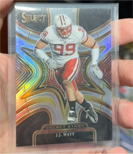 2023 Panini Select Draft Picks Select Stars #SS-JJ J.J. Watt — front