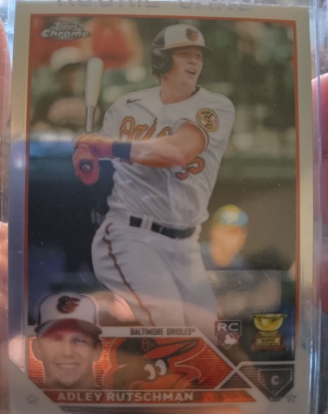 2023 Topps Chrome #1 Adley Rutschman Rookie Baltimore Orioles — front