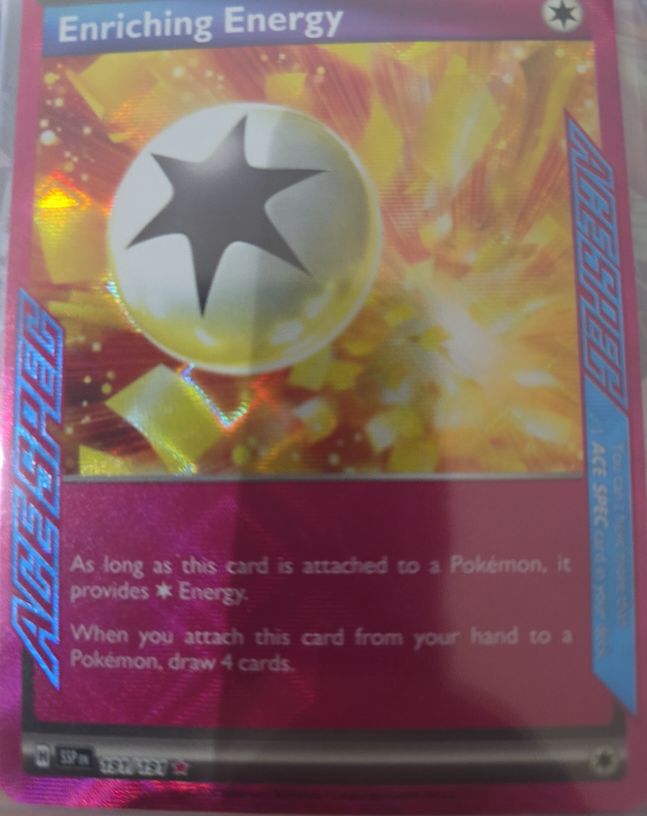 2024 Pokémon SV08: Surging Sparks #191 Enriching Energy — front