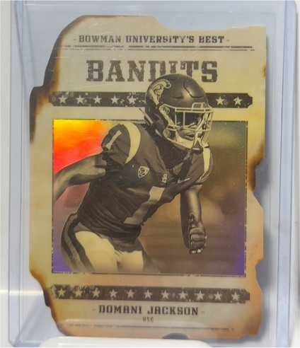 2022 Bowman's Best University #GB-27 Domani Jackson — front