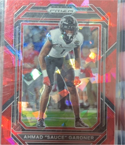 2023 Panini Prizm Draft Picks #3 Ahmad "Sauce" Gardner — front