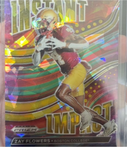 2023 Panini Prizm Draft Picks #II-13 Zay Flowers Instant Impact — front