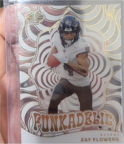 2023 Panini Illusions #20 Zay Flowers Funkadelic Rookie — front