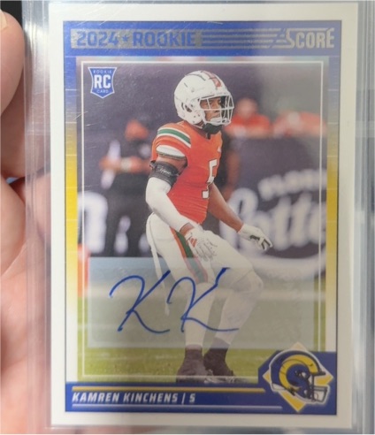 2024 Panini Score #348 Kamren Kinchens Rookie Card — front