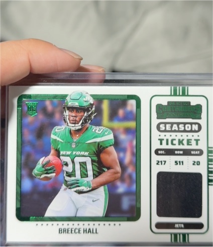 2022 Panini Contenders #RSV-BHA Breece Hall — front