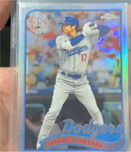 2024 Topps Chrome 1989 #89CB-5 Shohei Ohtani — front