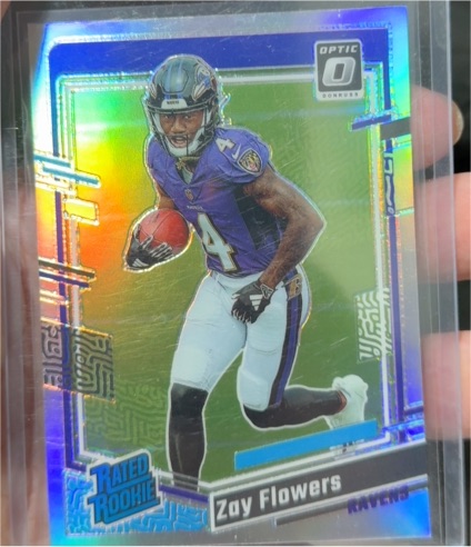 2023 Donruss Optic #210 Zay Flowers — front