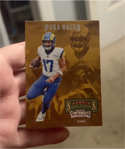2023 Panini Contenders - Rookie Stallions #19 Puka Nacua — front