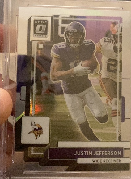 2022 Donruss Optic #129 Justin Jefferson — front